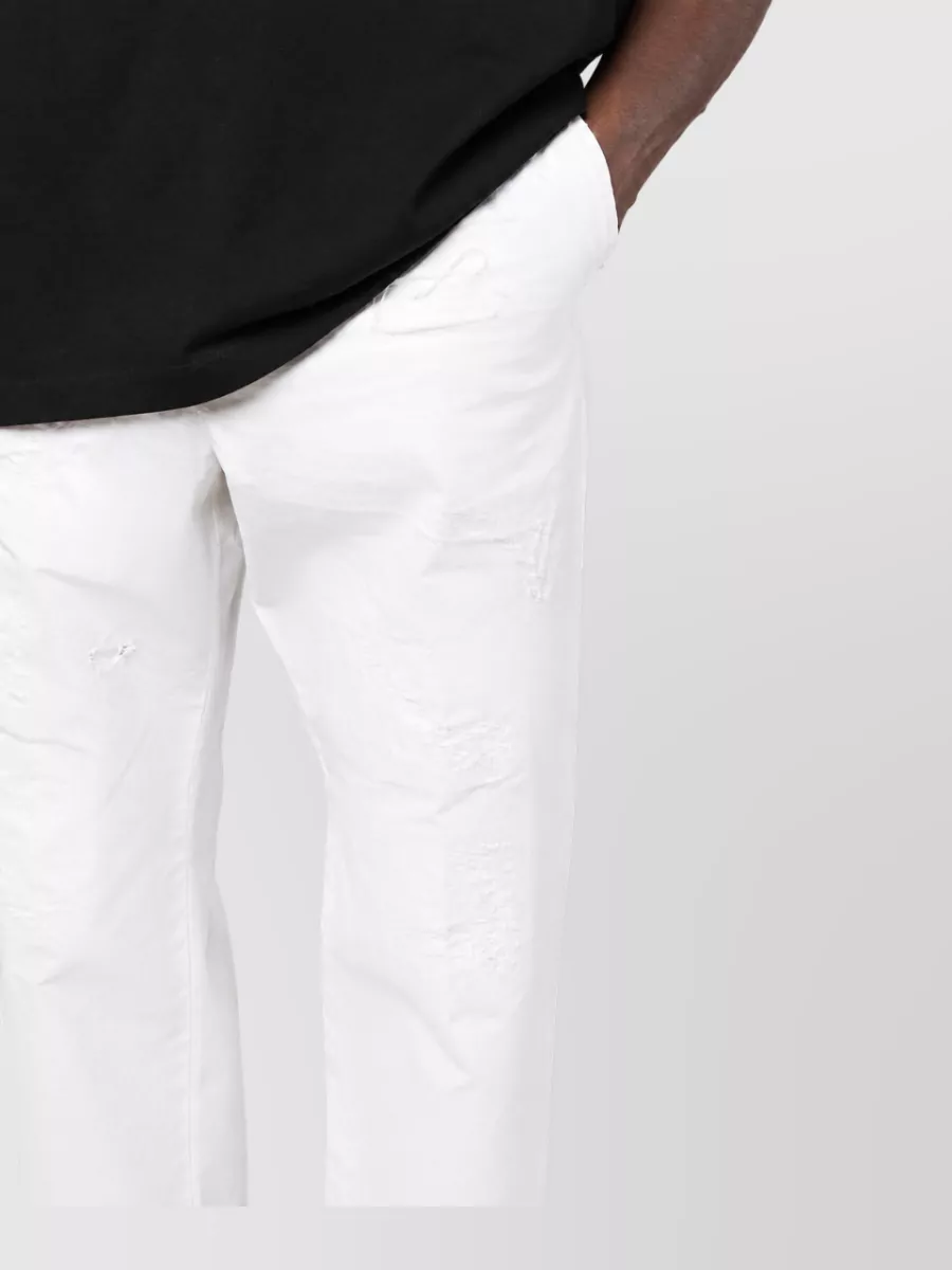 Dsquared2 Cotton Straight-Leg Trousers