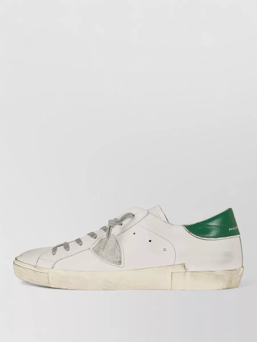 Philippe Model Leather Low-Top Sneakers