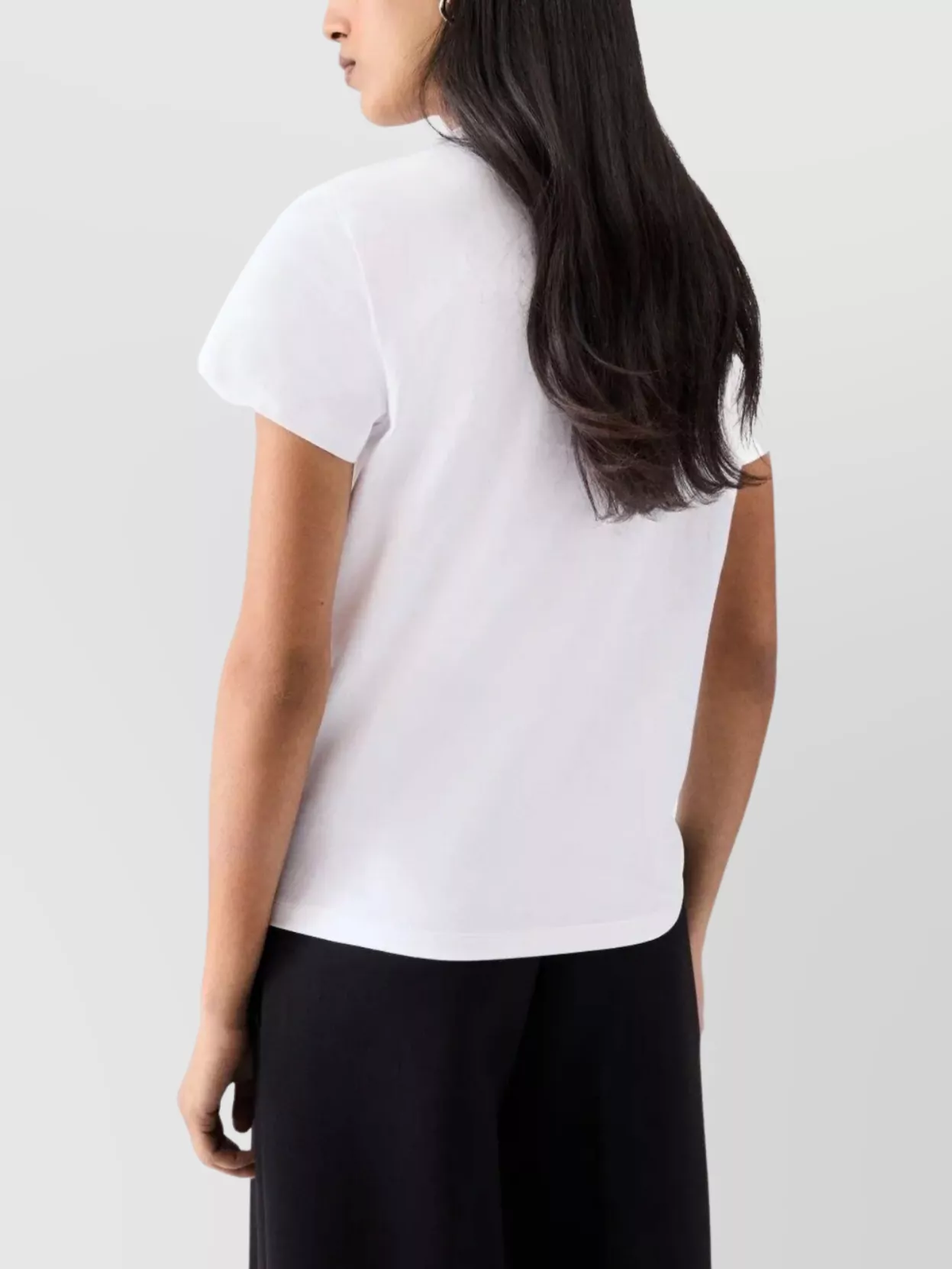 Jacquemus Relaxed-fit Cotton T-shirt With Subtle Logo In White