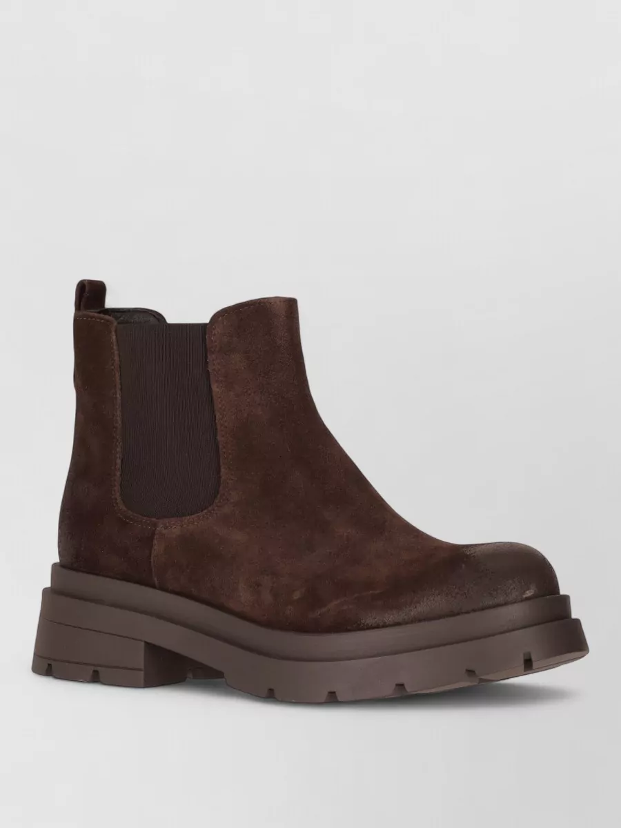 P.a.r.o.s.h Leather Chelsea Boots In Brown