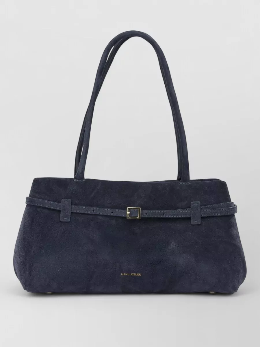 Manu Atelier medium leather tote bag