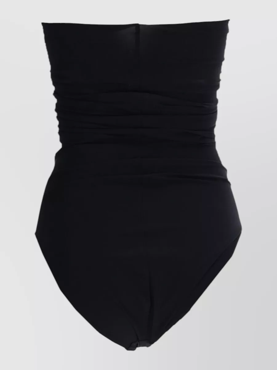Rick Owens Halter Neck Cutout One Piece Swimsuit
