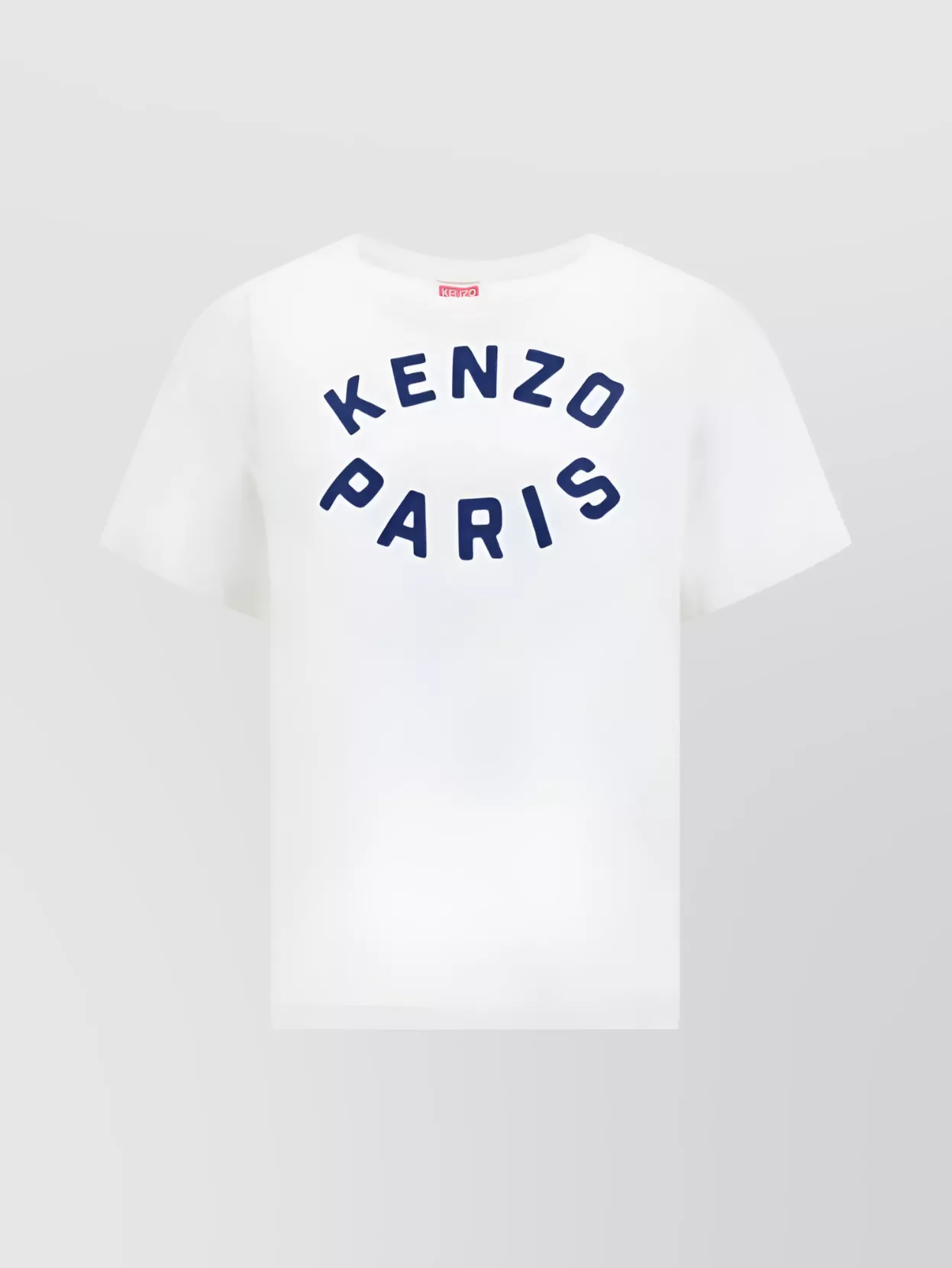 Shop Kenzo Modern Graphic Crew Neck Short Sleeve Top In White
