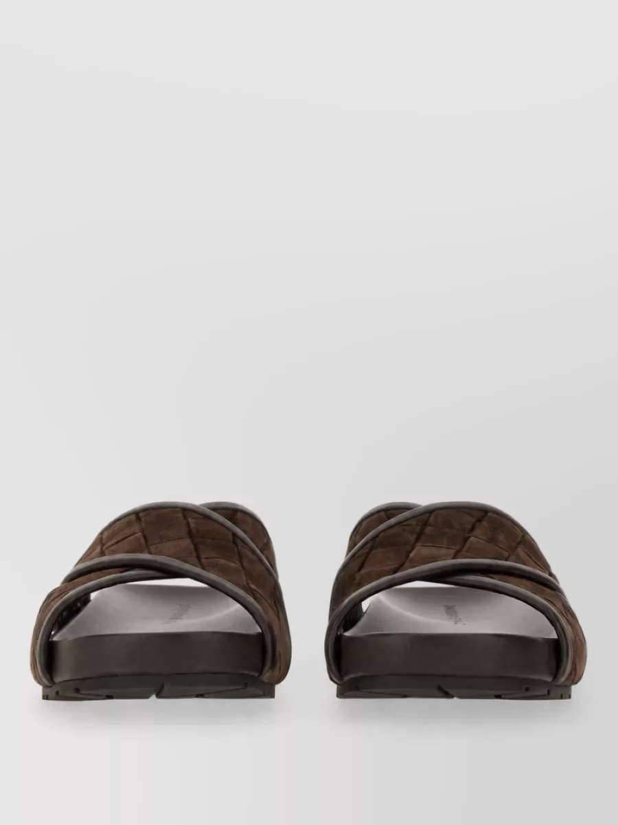 Bottega Veneta Leather Slides