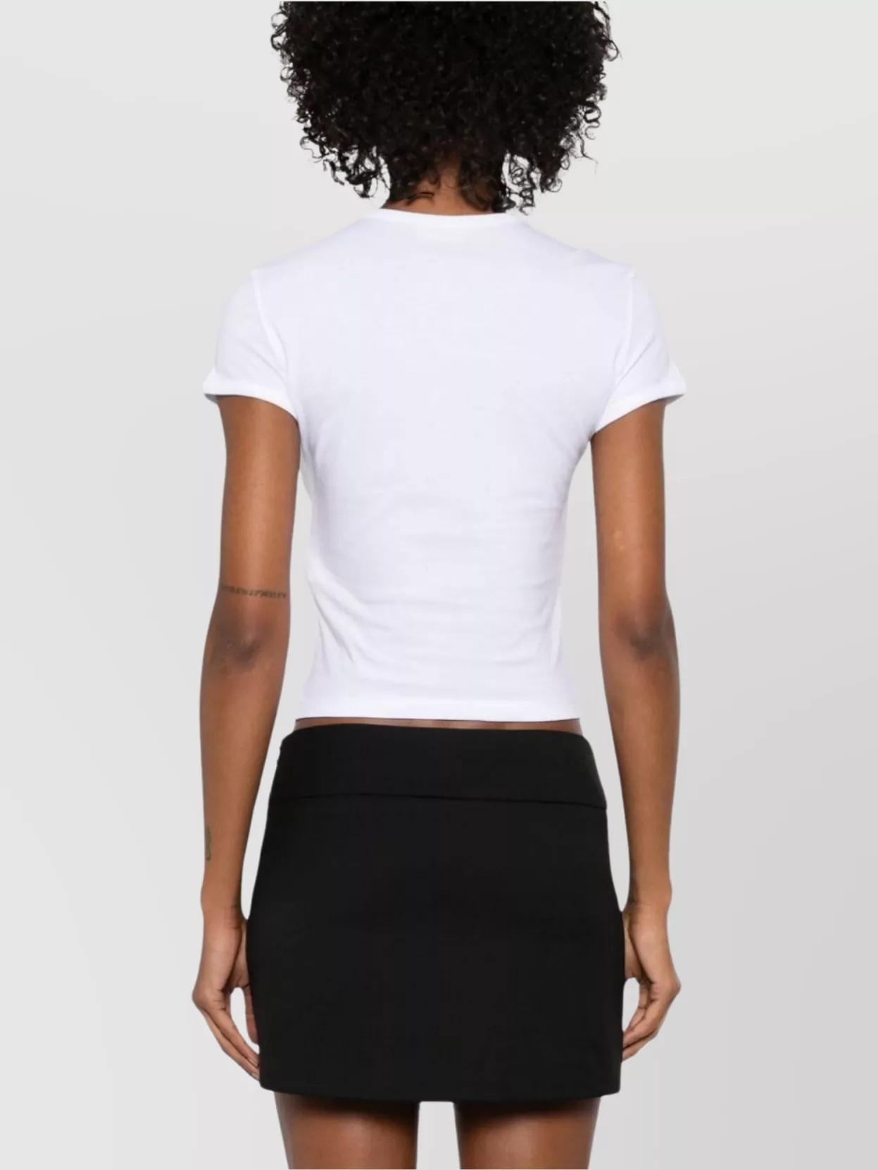 Diesel Crew Neck Fitted Silhouette Top