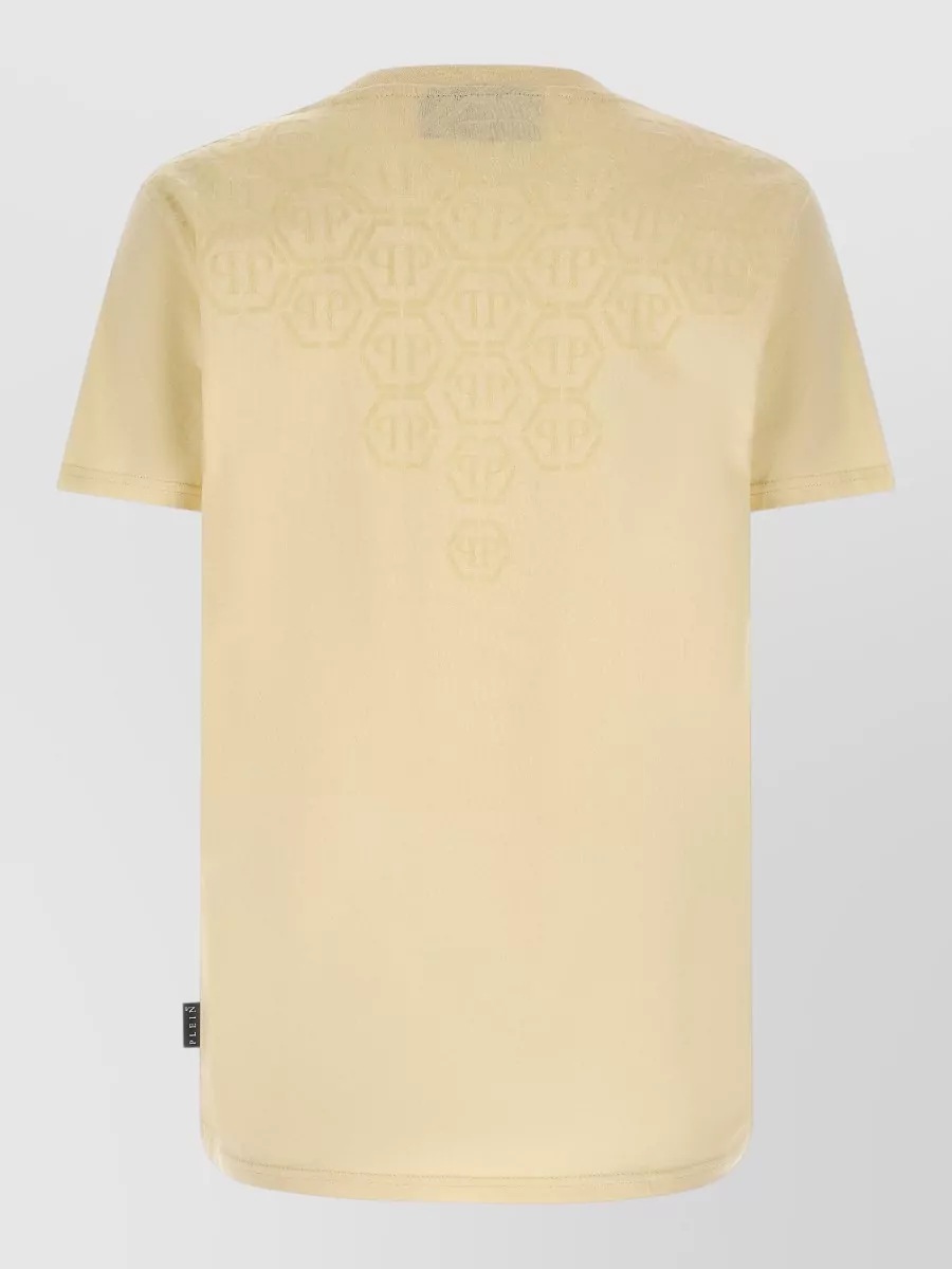 Philipp Plein Monogram Logo Crew Neck Short Sleeve T-Shirt