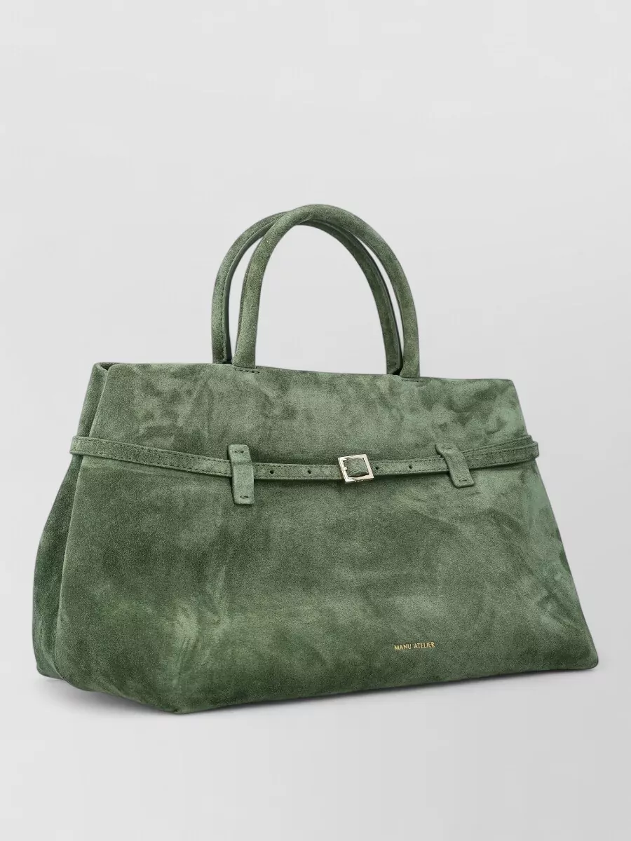 Manu Atelier Medium Calf Leather Tote Bag