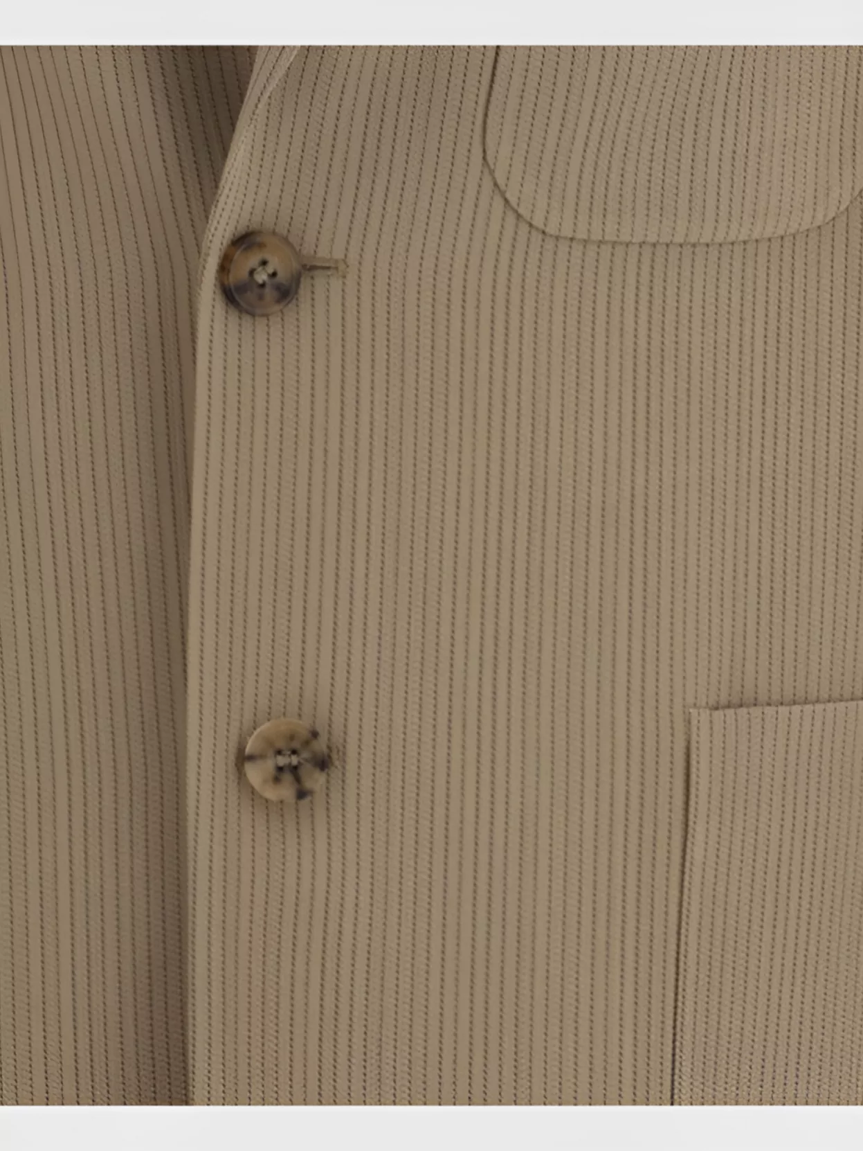 Golden Goose Modern Pinstripe Textured Blazer Jacket