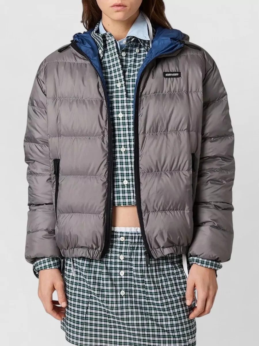 Miu Miu Down Hooded Jacket