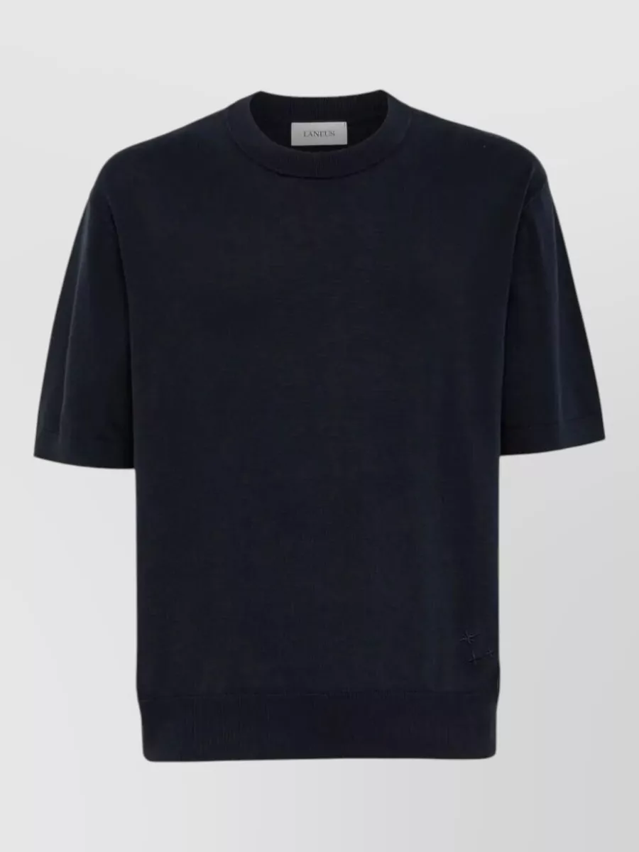 Laneus Knitted Cotton Jumper