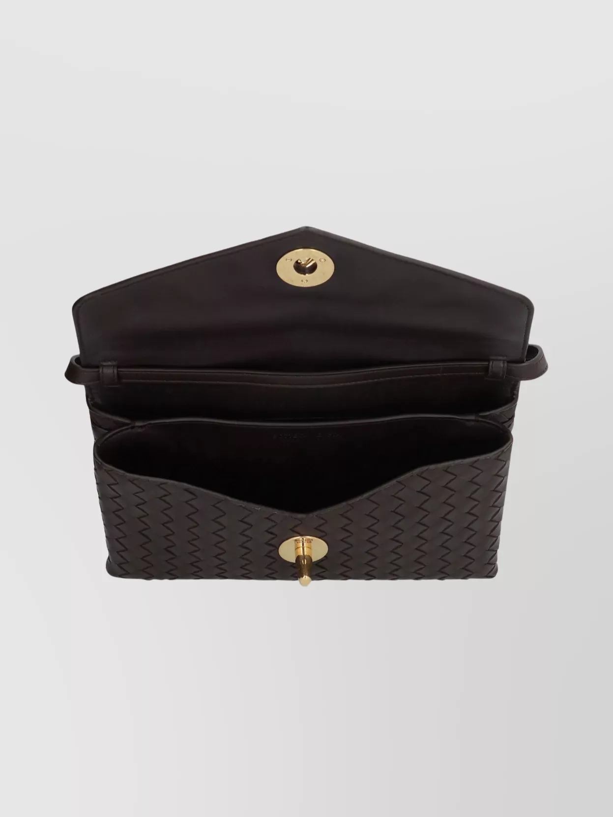 Bottega Veneta Knot Lock Lambskin Shoulder Bag