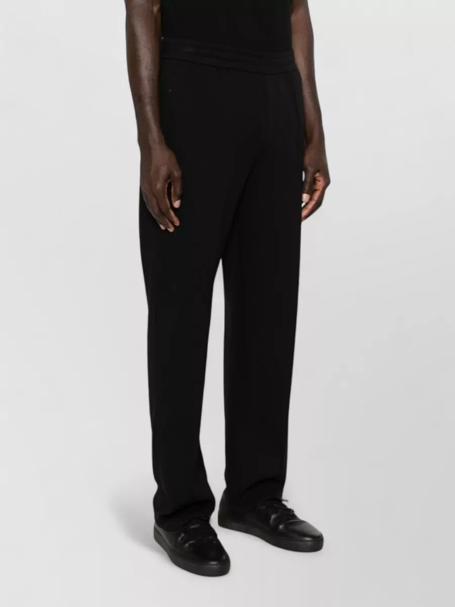 Emporio Armani Cotton Straight-Leg Sweatpants