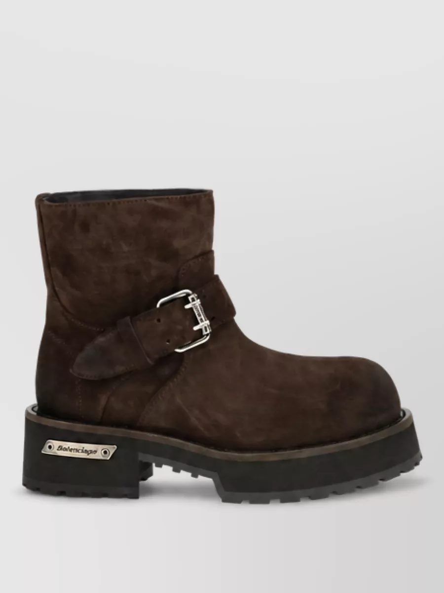 Balenciaga Leather Ankle Boots