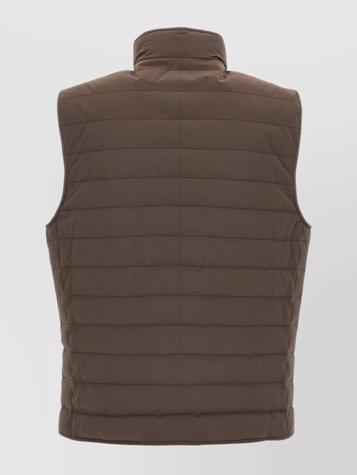 Brunello Cucinelli High Collar Quilted Vest