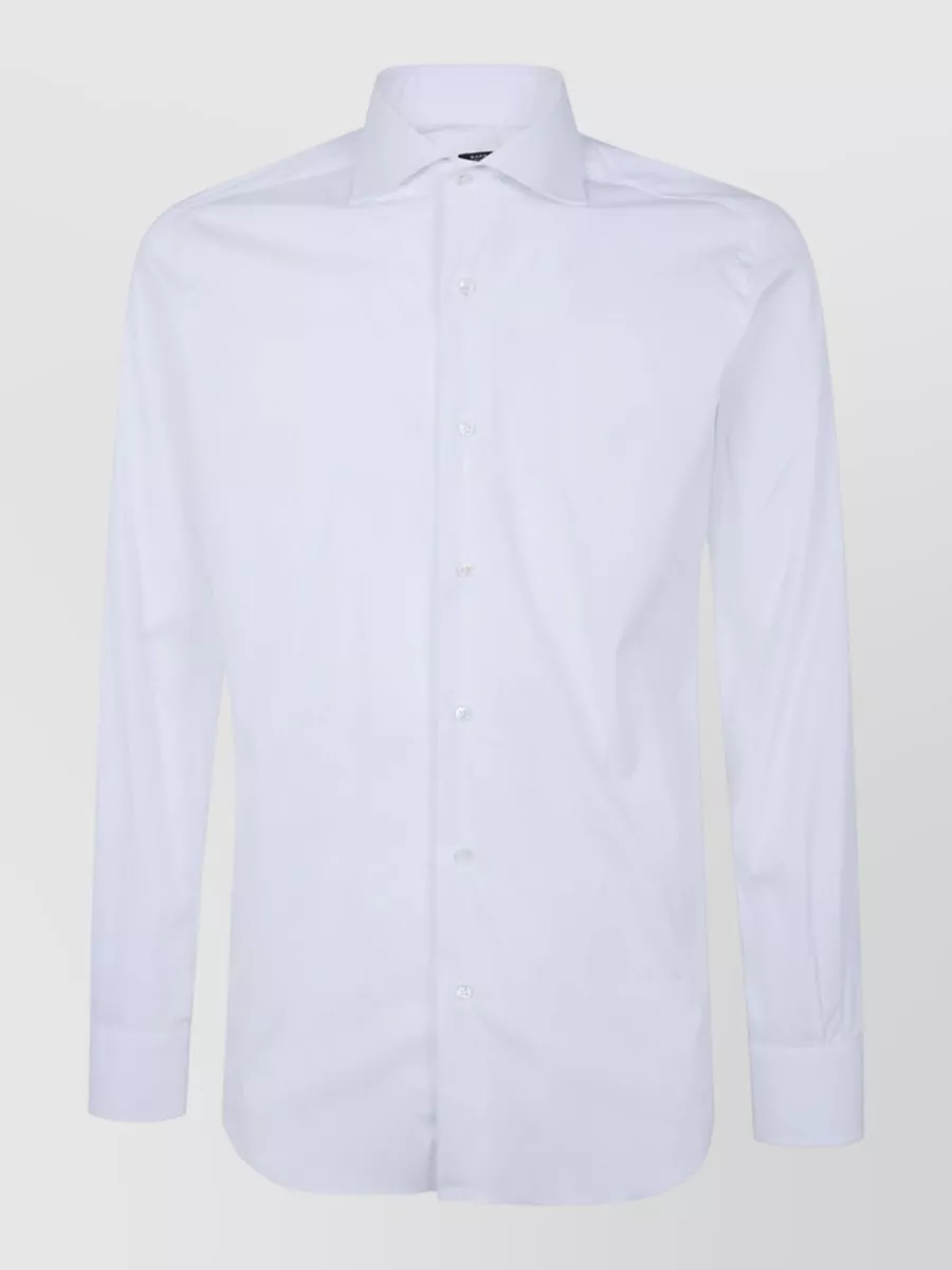 Barba Napoli stretch poplin shirt