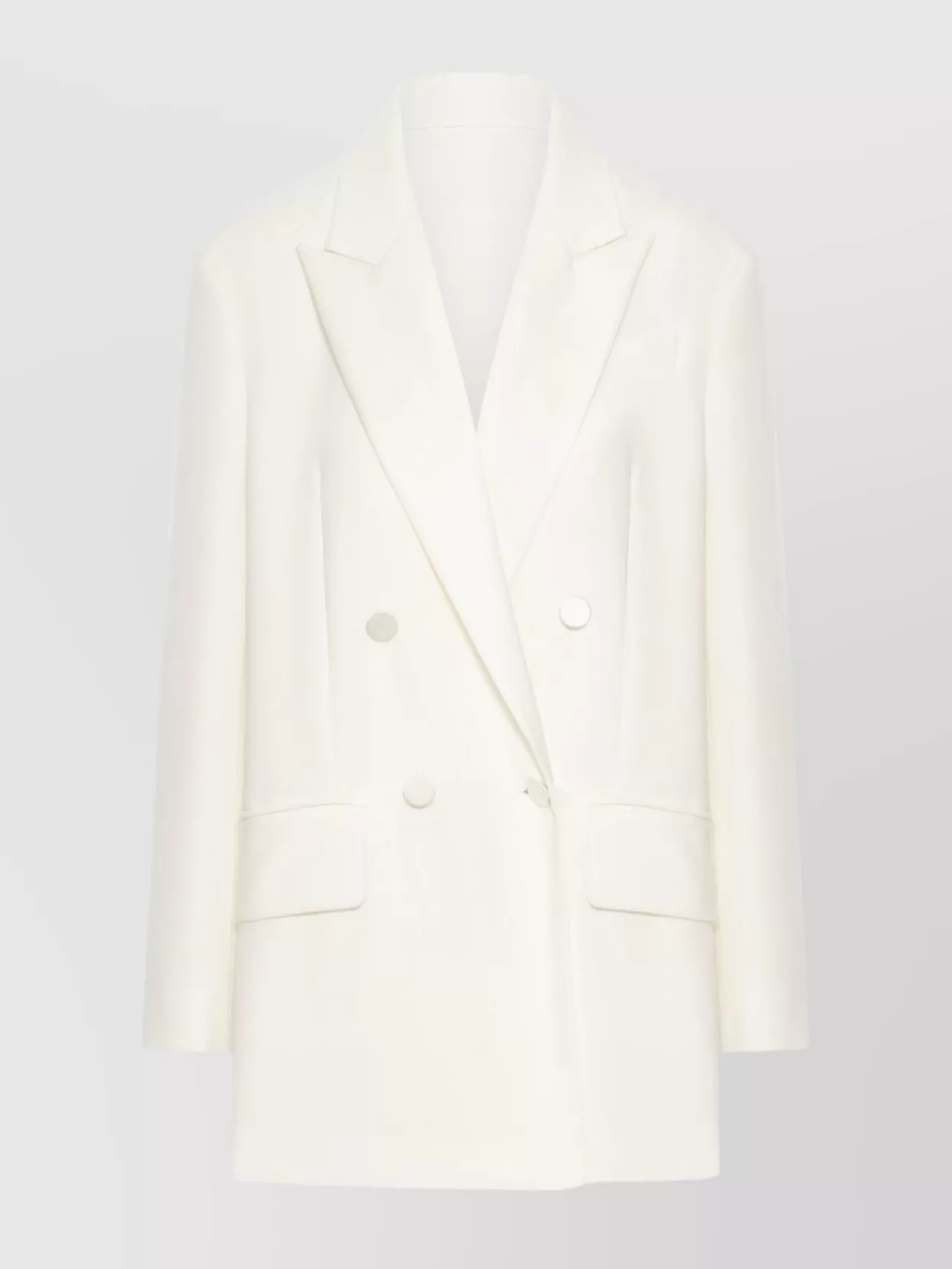 Max Mara Double-breasted Tailored Blazer With Notched Lapels