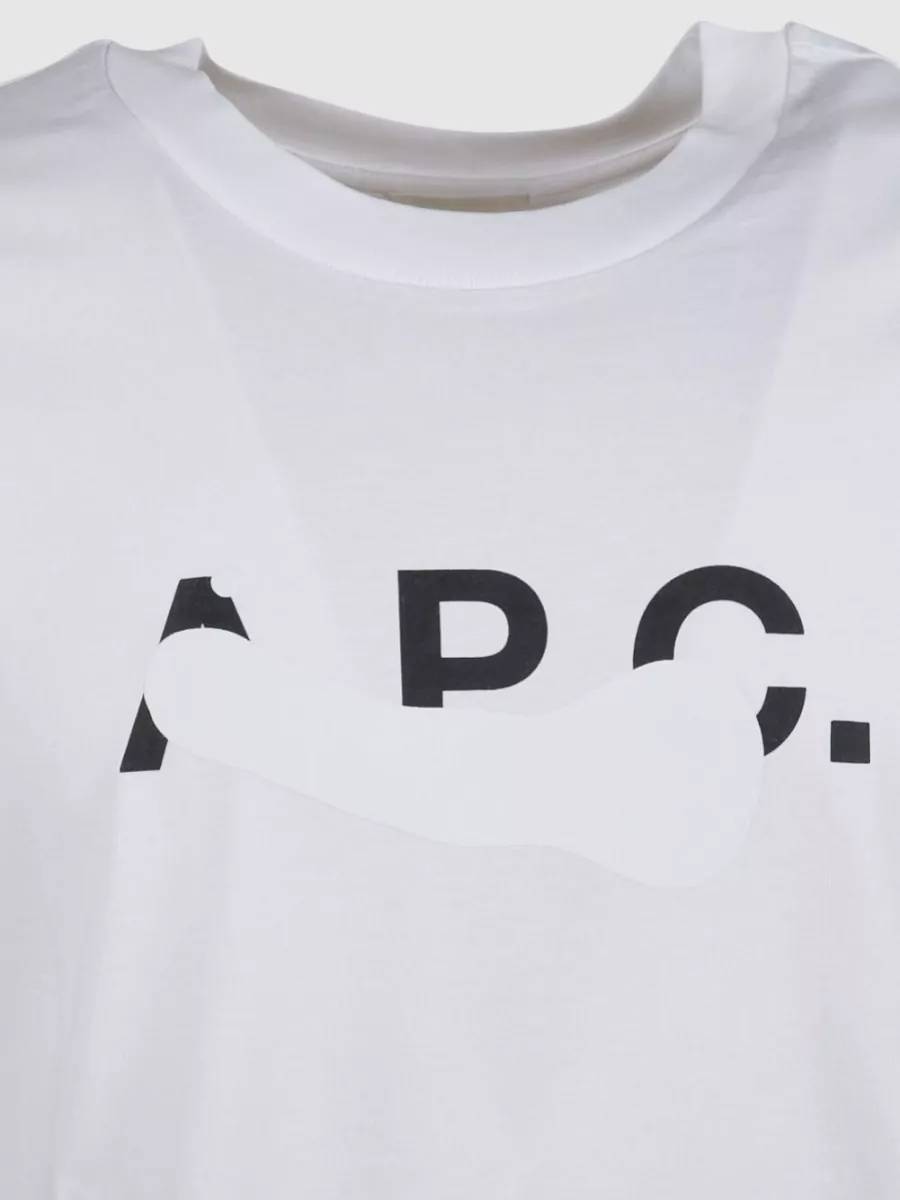A.p.c. Logo Cotton T-Shirt