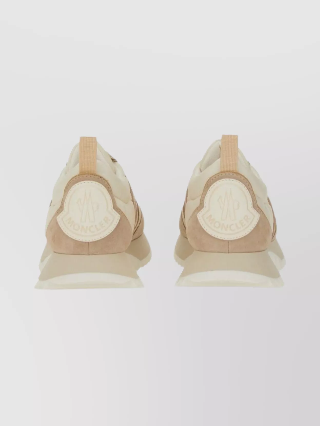 Moncler Stylish Sneakers With Contrast Panels And Texture