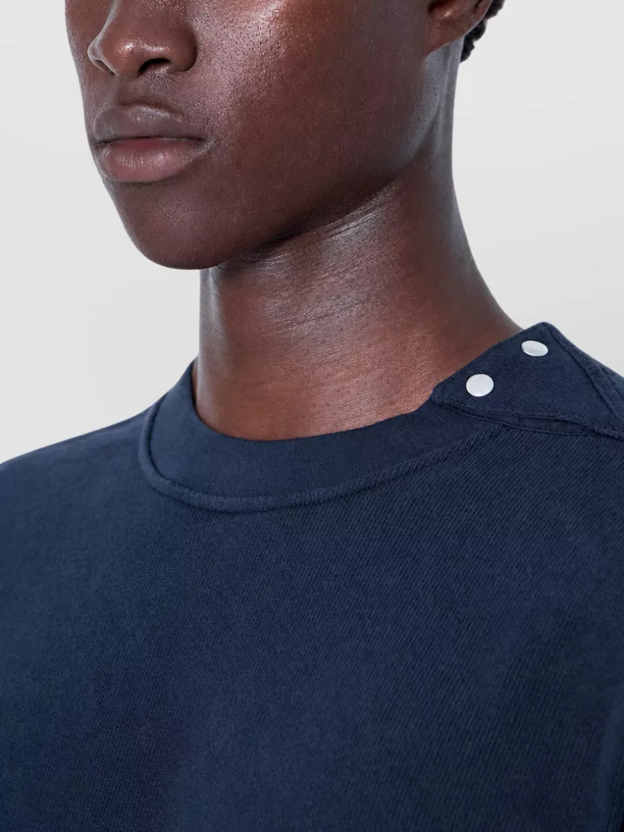 Stone Island Cotton Logo Patch Sweatshirt