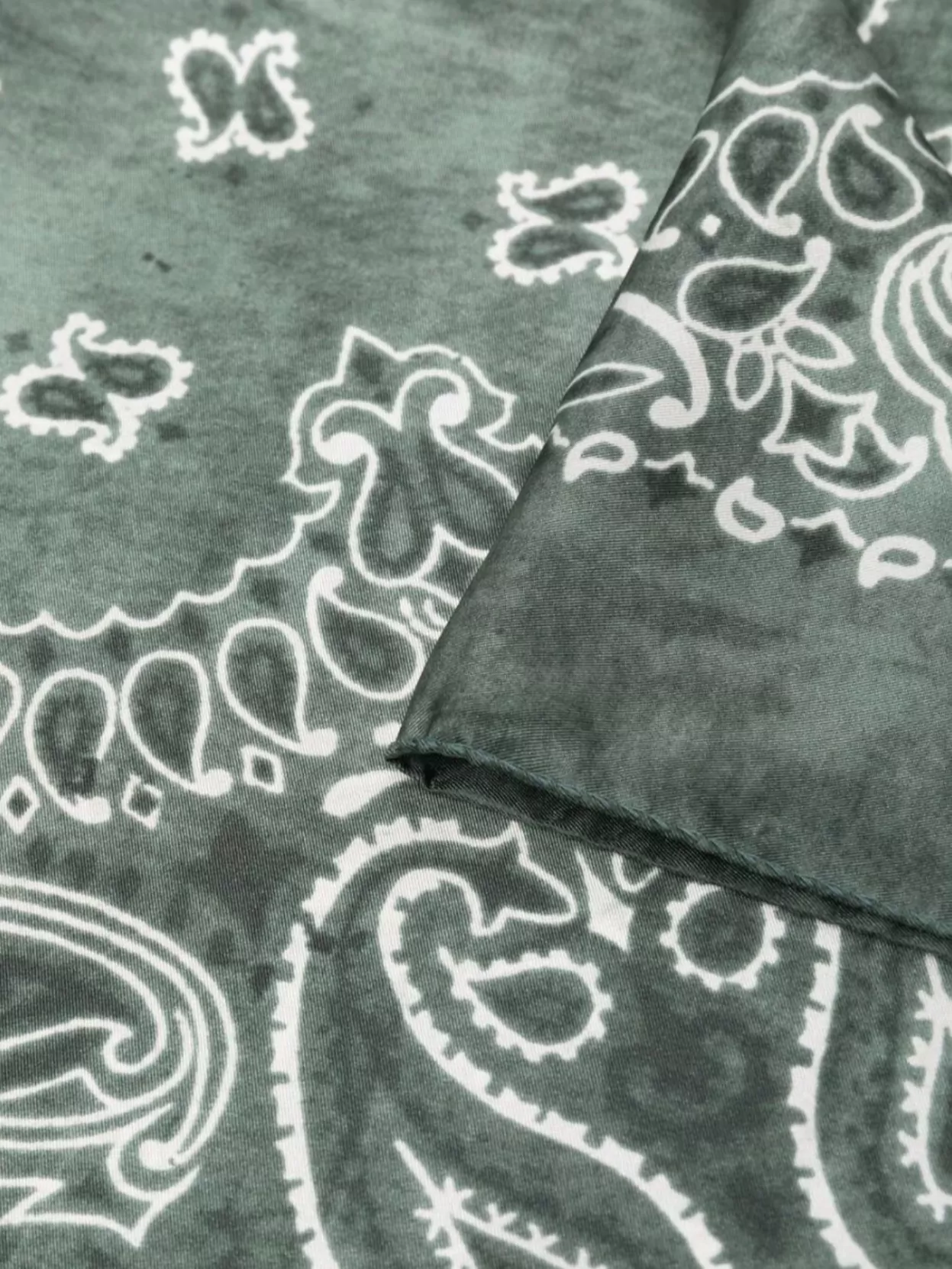 Golden Goose Paisley Print Silk Square Scarf