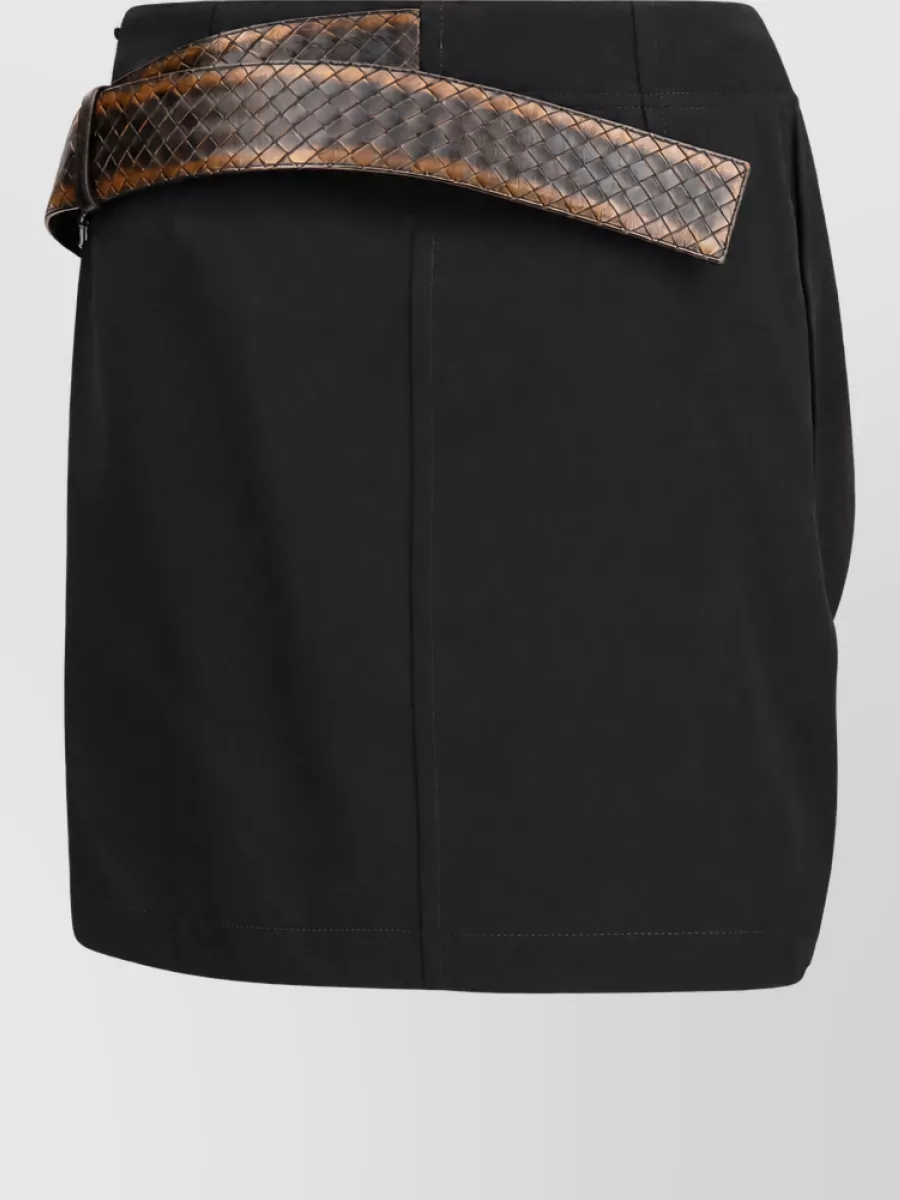 Bottega Veneta Wool Asymmetric Skirt