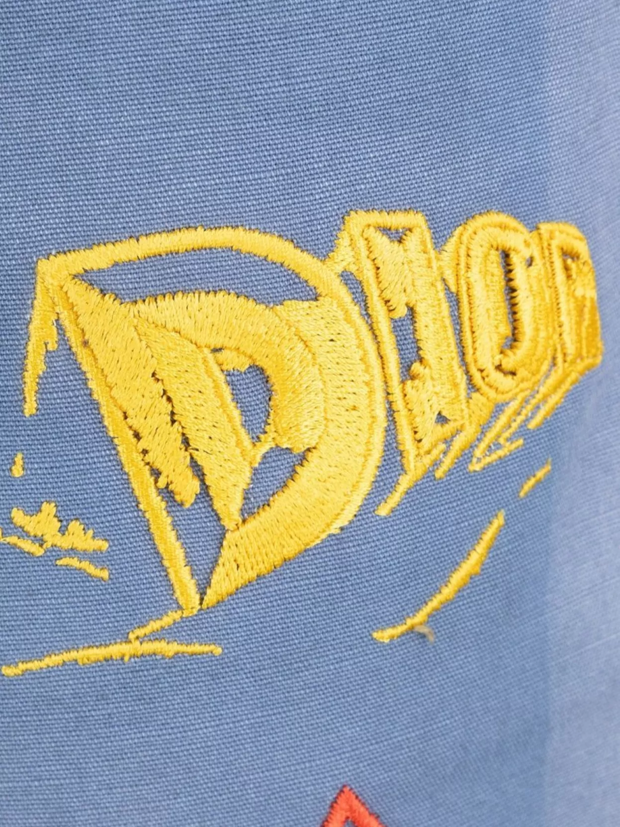 Christian Dior Embroidered Pockets Denim Trousers