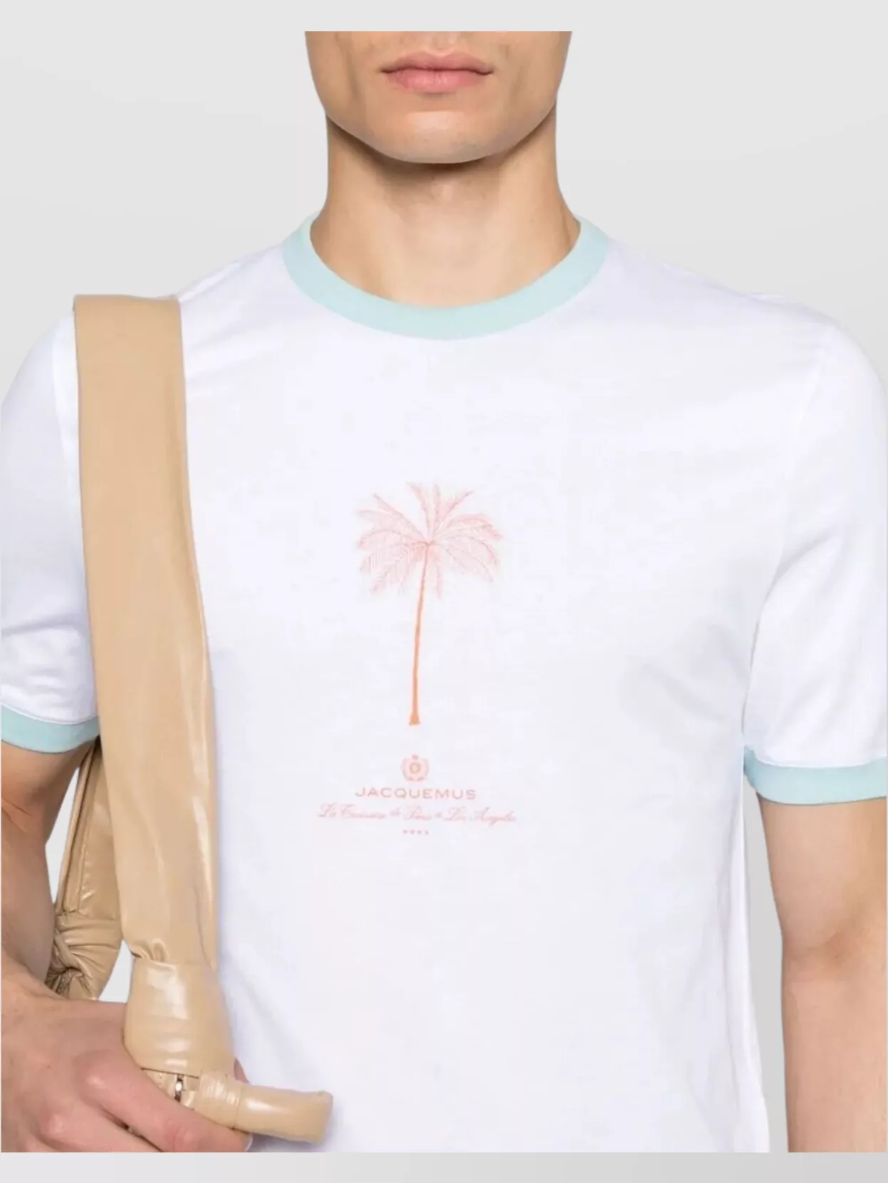 Jacquemus Venice Graphic Print T-shirt In White