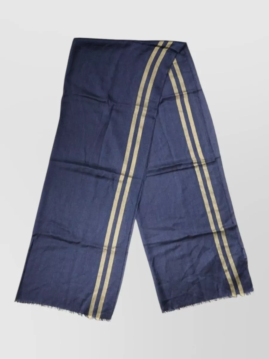 Dolce&Gabbana cashmere silk fringed scarf