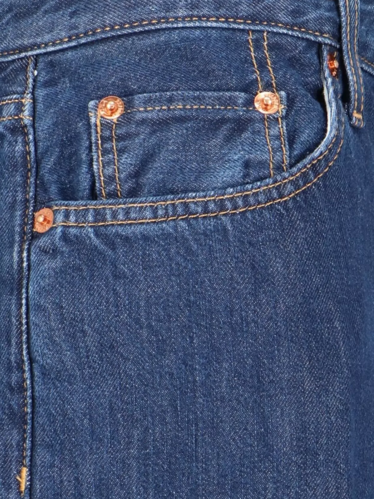Re/Done Straight Leg Trousers With Belt Loops