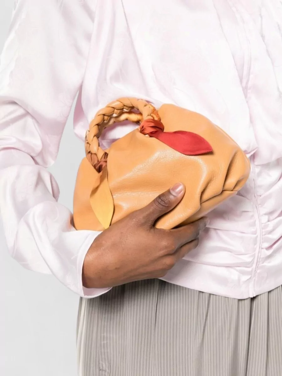 Hereu Leather Mini Top Handle Bag