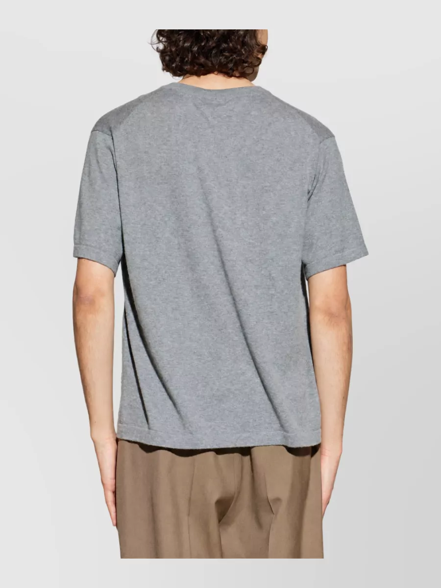 Lisa Yang Cashmere V-Neck Short-Sleeve T-Shirt