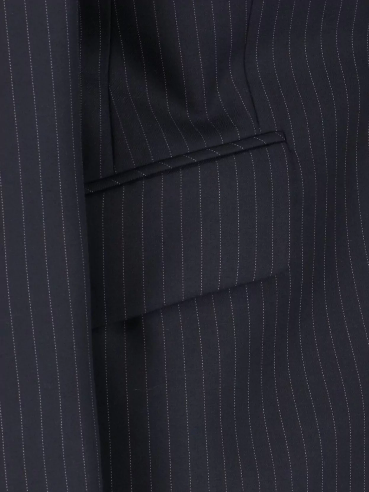 Alexander Mcqueen Lapel Striped Jacket Flap Pockets