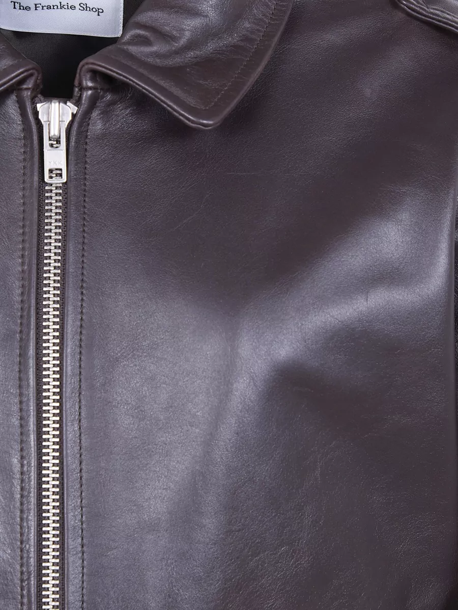 The Frankie Shop Leather Jacket