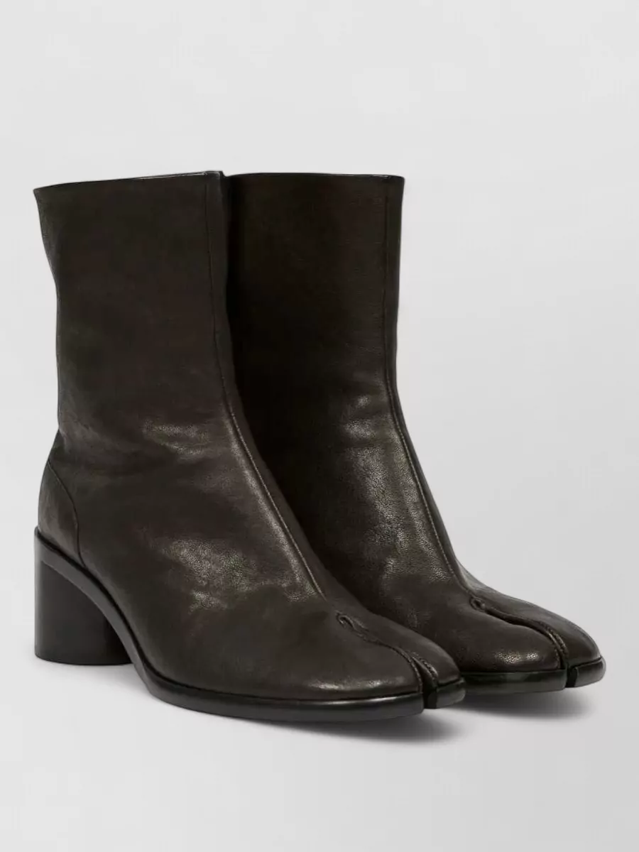 Maison Margiela leather tabi ankle boots