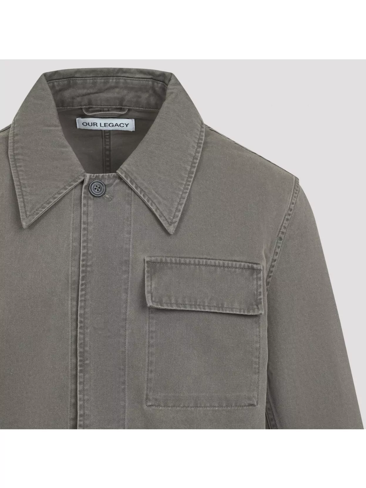 Our Legacy Long Sleeve Work Jacket With Collared Neck