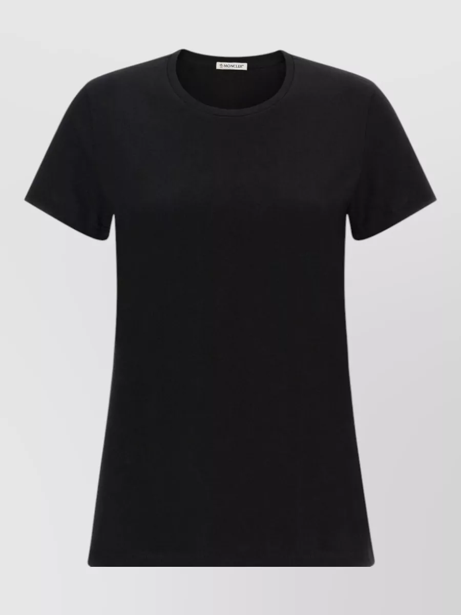 Moncler cotton crew neck short sleeve t-shirt