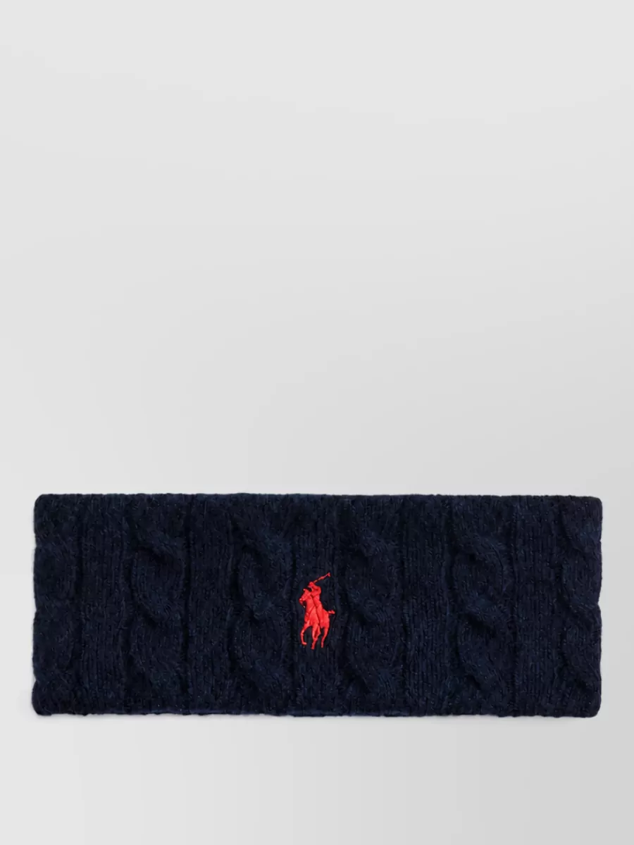 Ralph Lauren cable-knit wool cashmere headband