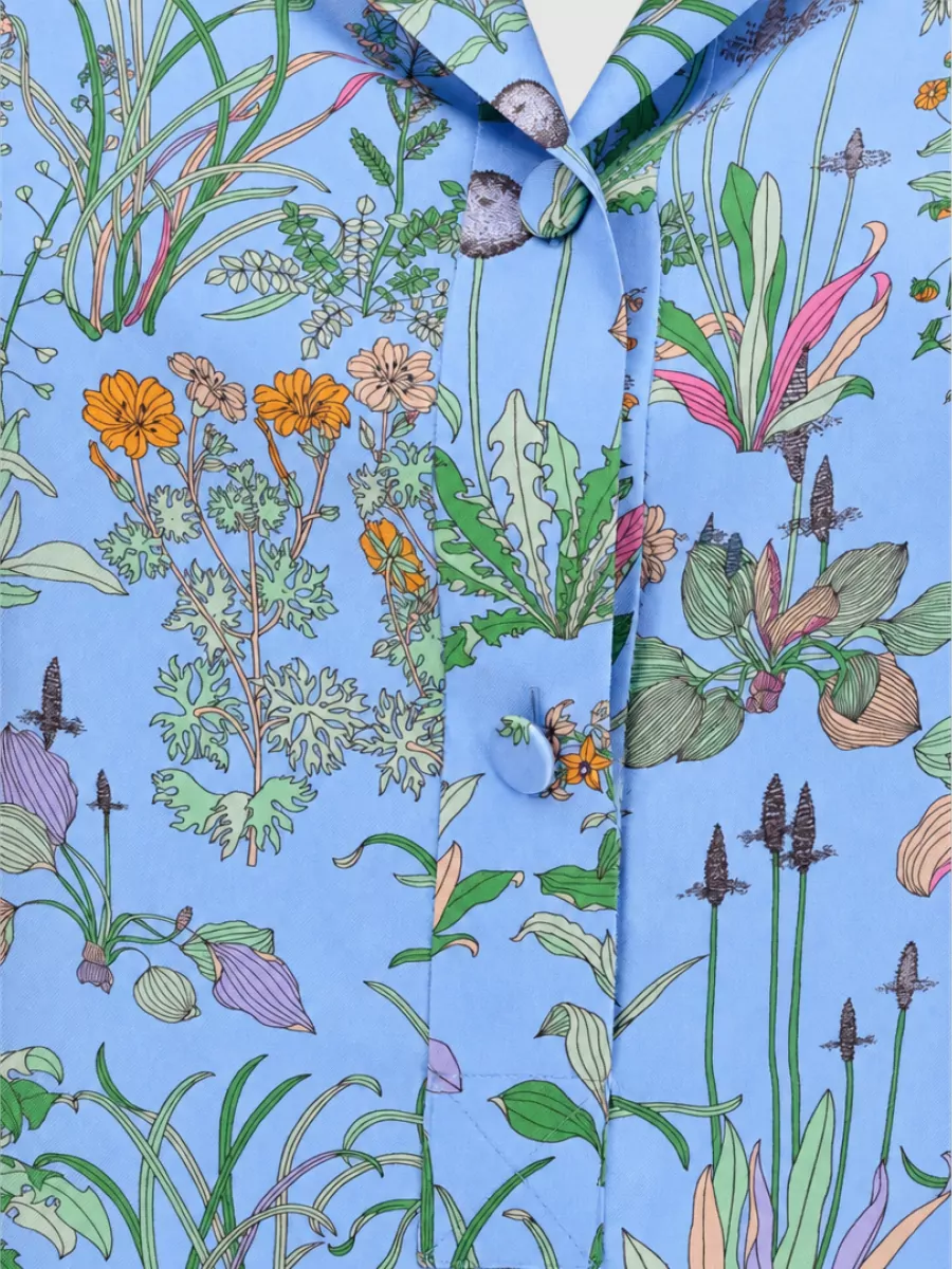 Gucci Silk Printed Shirt