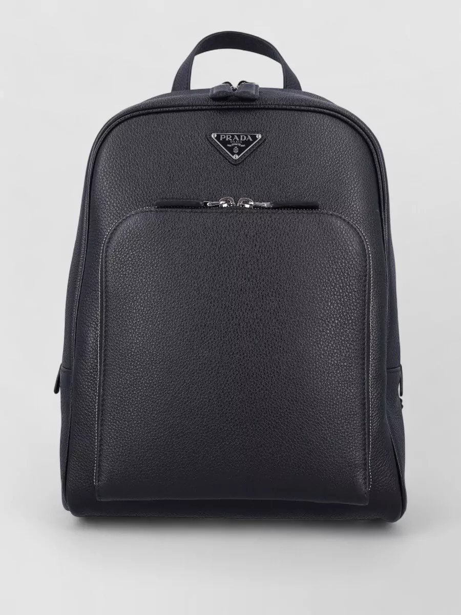 Prada leather backpack
