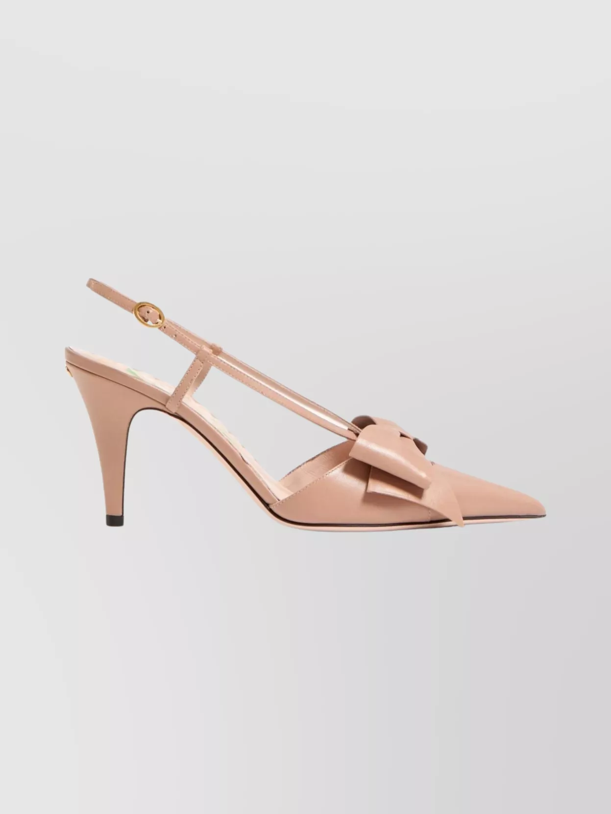 Valentino Garavani Stylish Mid Heel Sandals With Bow Detail