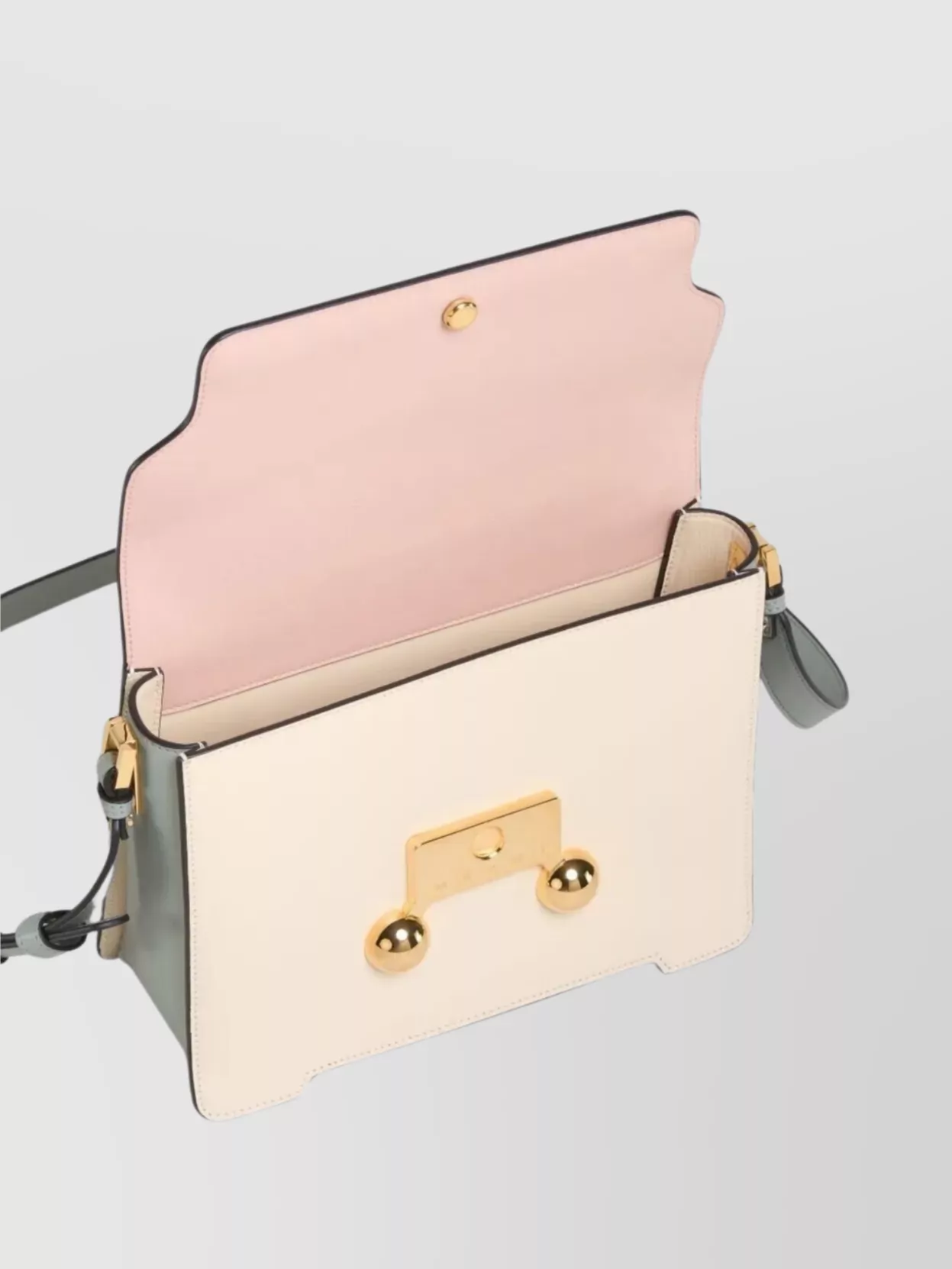 Marni Womens Zo878 Trunkaroo Colour-block Medium Leather Shoulder Bag In Multi