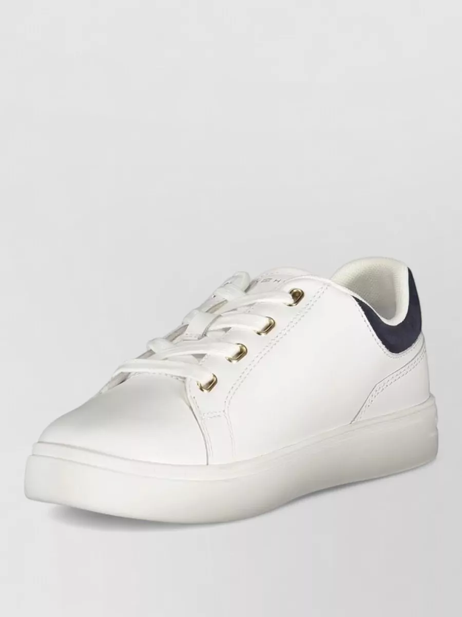 Tommy Hilfiger Leather Lace-Up Sneakers