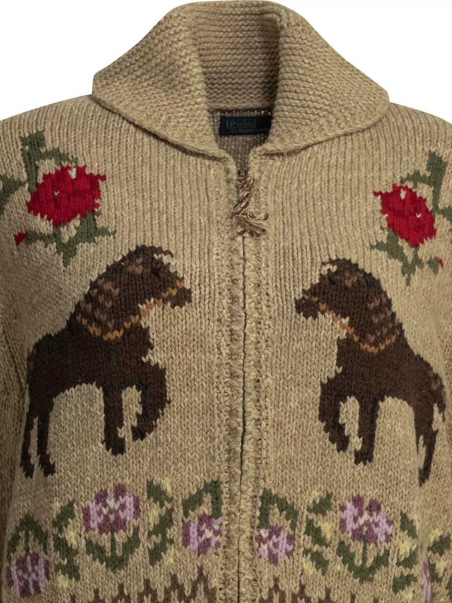 Polo Ralph Lauren Textured-Knit Cardigan