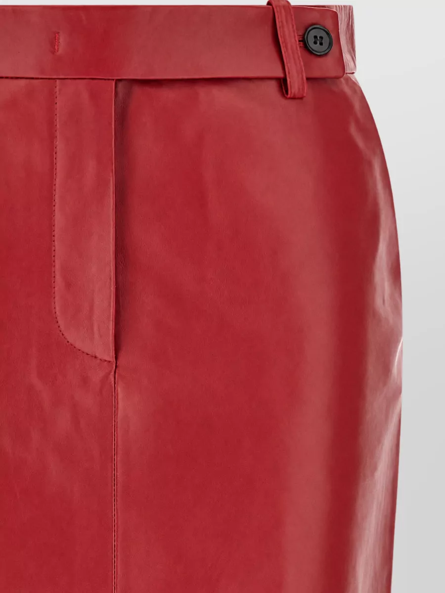Co Leather Pencil Skirt