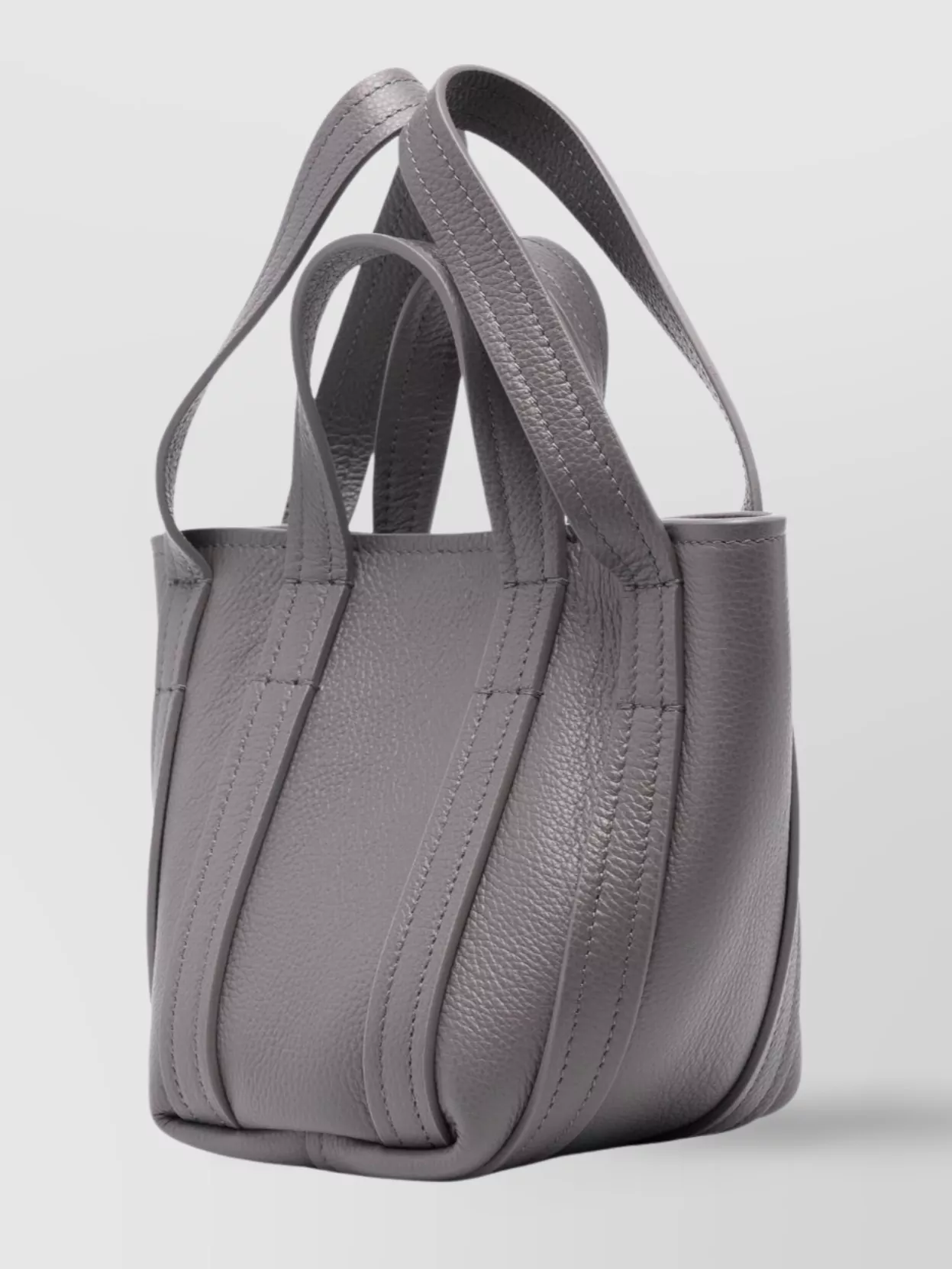 Balenciaga Leather Shoulder Bag With Four Top Handles