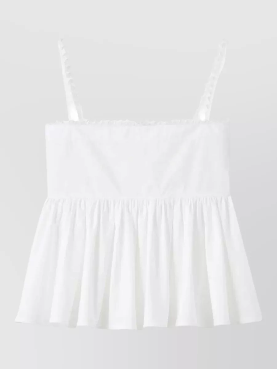 Jacquemus Cotton Square Neck Blouse
