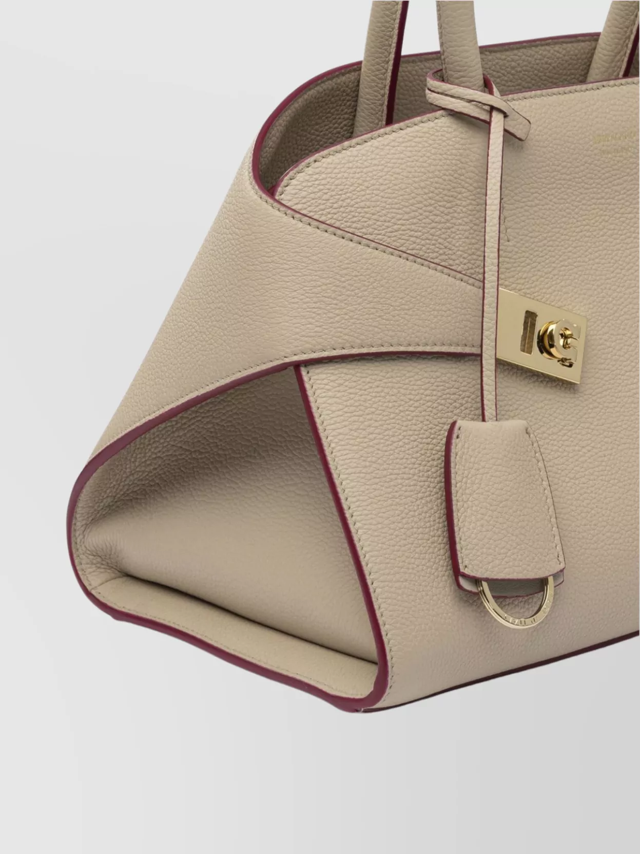 Ferragamo Structured Top Handle Shoulder Bag