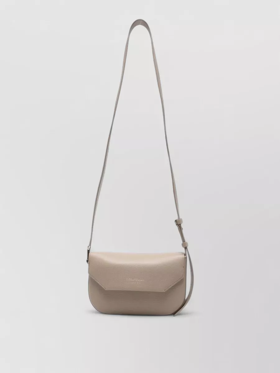 Emporio Armani grainy leather cross-body bag