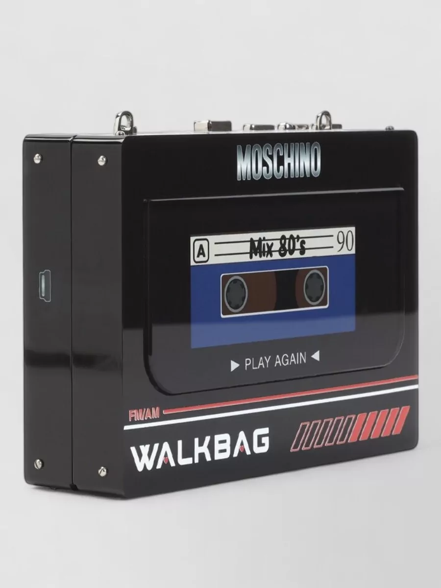 Moschino resin clutch bag