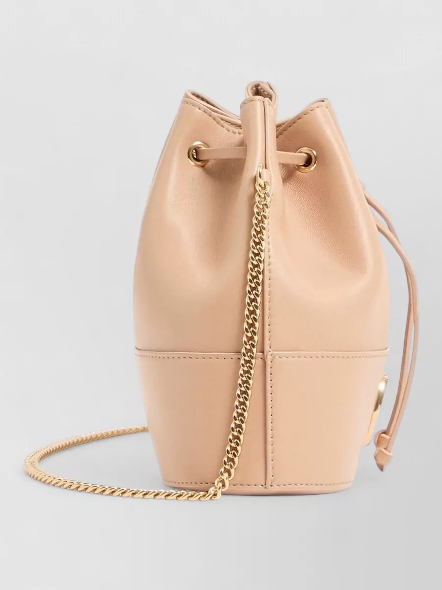 Valentino Garavani Vlogo Signature Mini Leather Bucket Bag